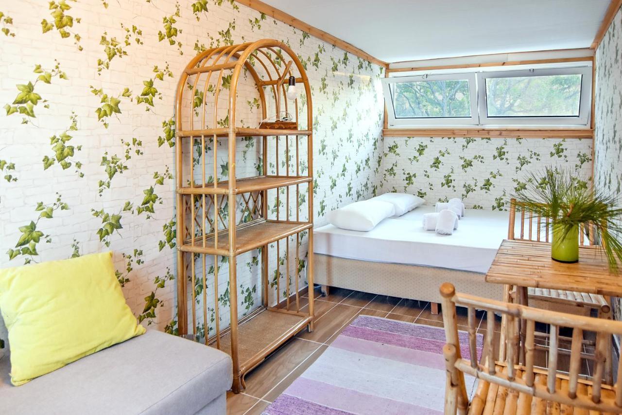 Drolma Ling Nature Cabins Theológos Buitenkant foto
