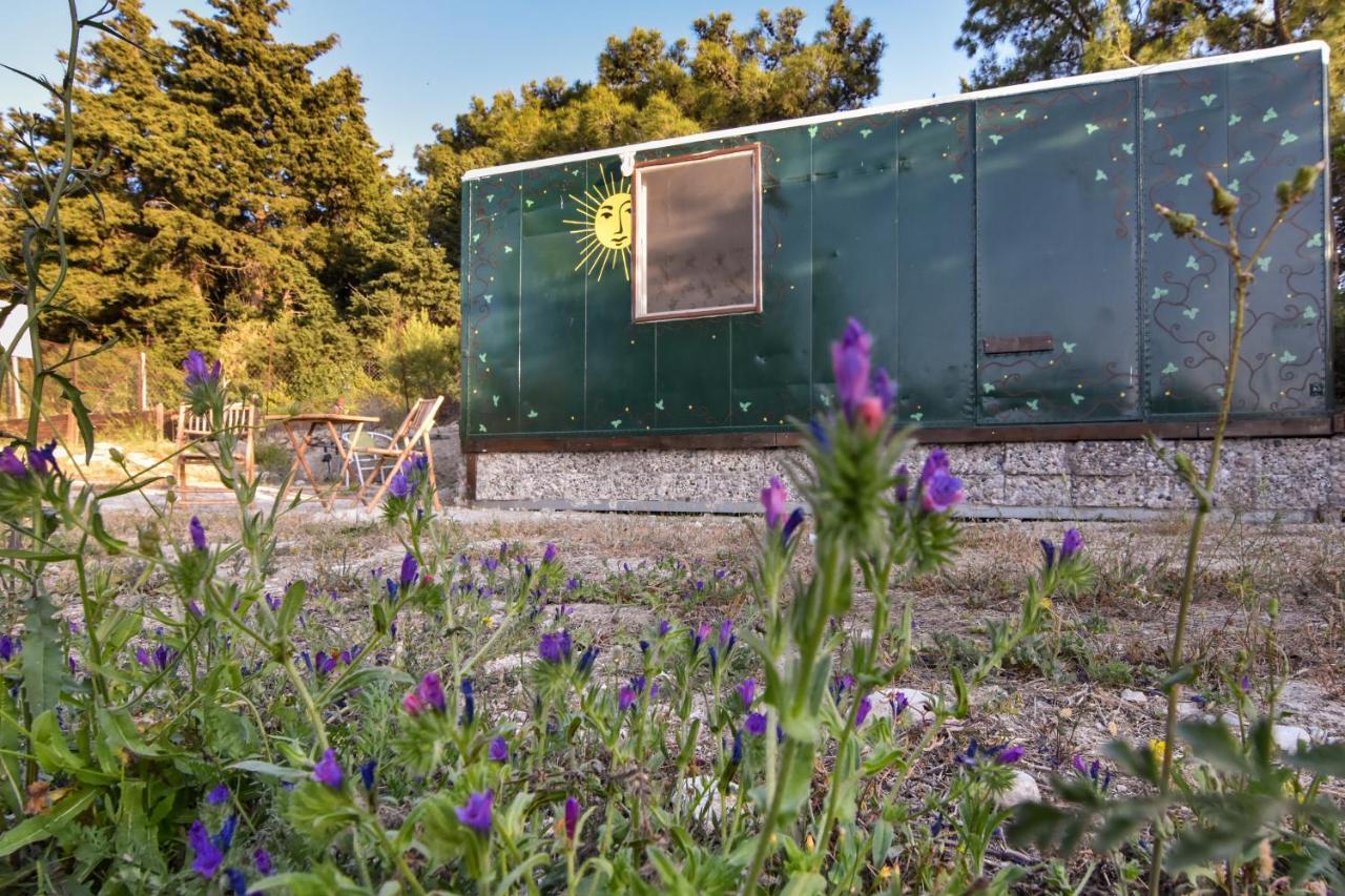Drolma Ling Nature Cabins Theológos Buitenkant foto
