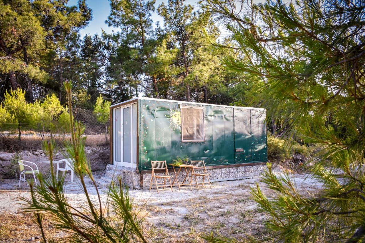 Drolma Ling Nature Cabins Theológos Buitenkant foto