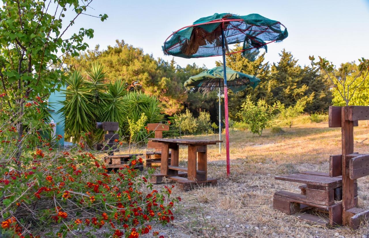Drolma Ling Nature Cabins Theológos Buitenkant foto