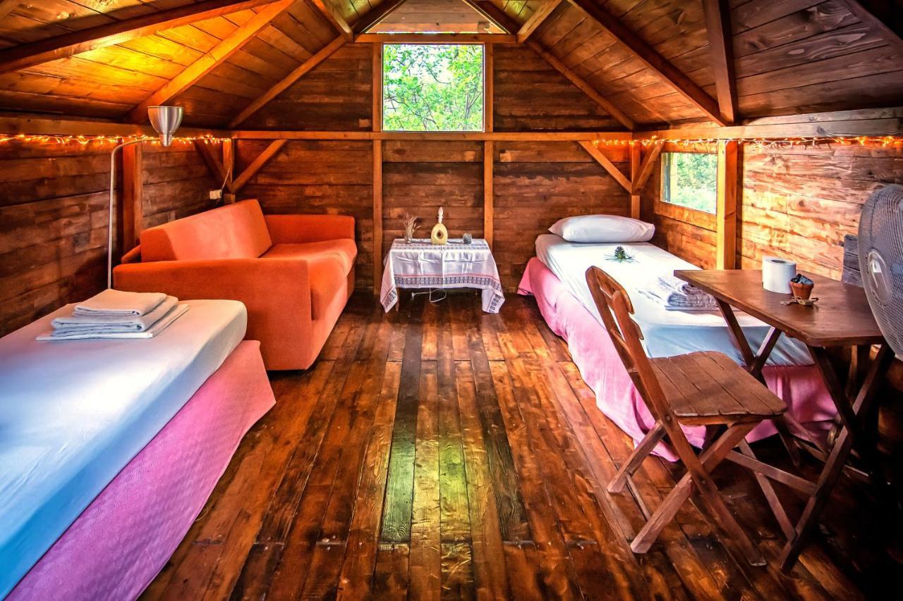 Drolma Ling Nature Cabins Theológos Buitenkant foto