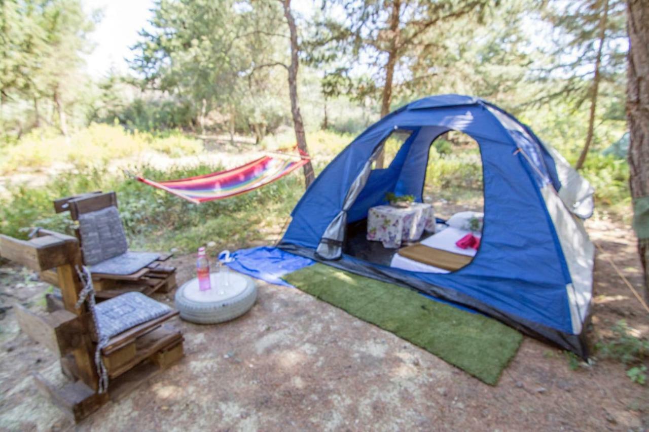 Drolma Ling Nature Cabins Theológos Buitenkant foto