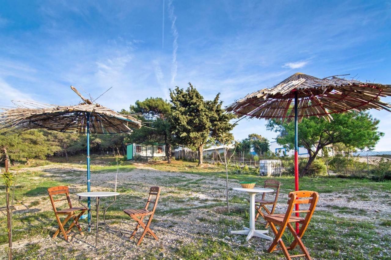 Drolma Ling Nature Cabins Theológos Buitenkant foto