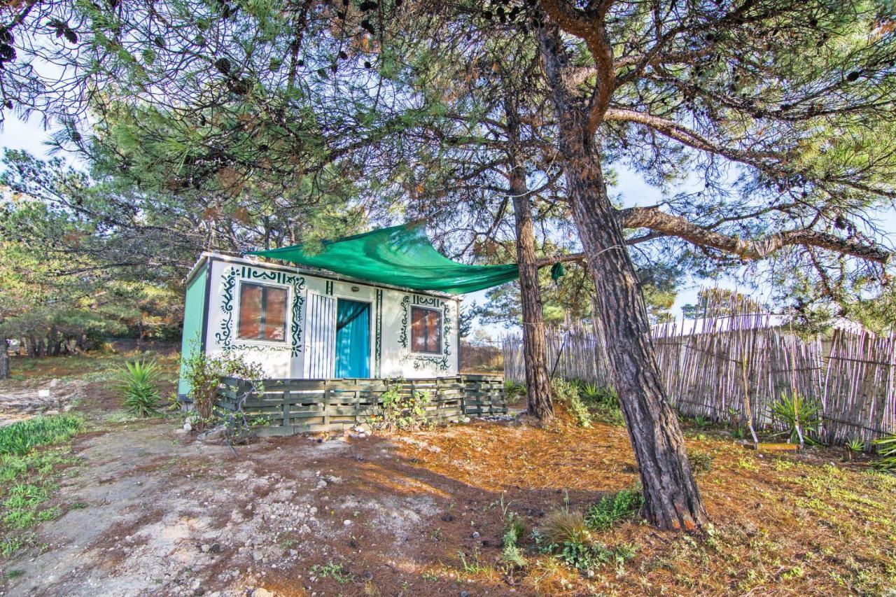 Drolma Ling Nature Cabins Theológos Buitenkant foto